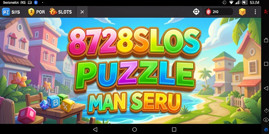 Screenshot gameplay 8728SLOTS yang menunjukkan tantangan puzzle yang menarik.