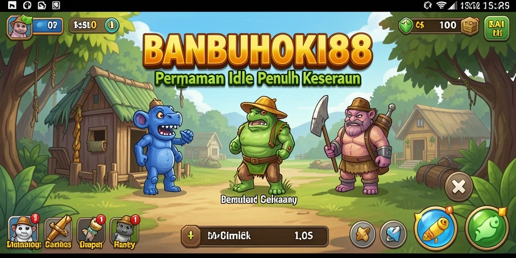 Tampilan gameplay BANBUHOKI88 yang penuh warna dan menarik.