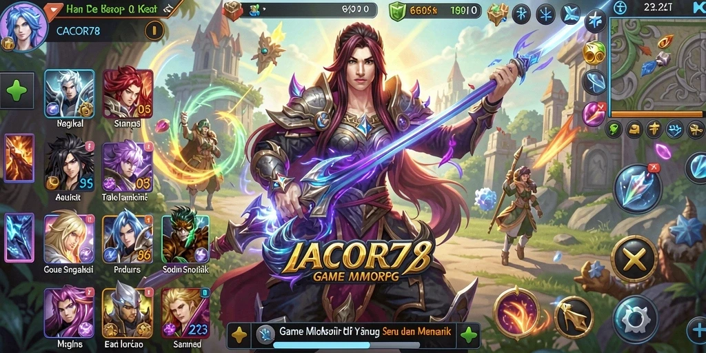 Tangkapan layar gameplay <strong>CACOR78</strong> yang menampilkan aksi pertempuran yang seru.