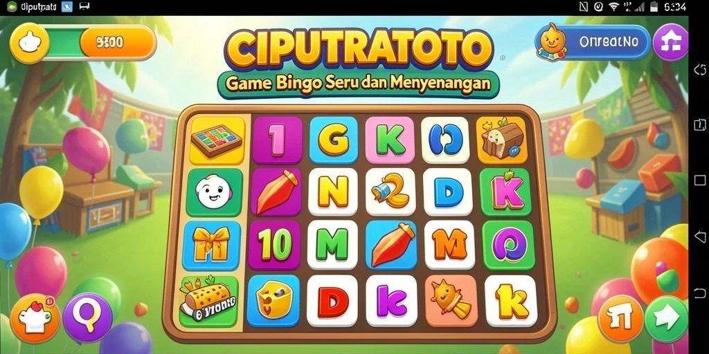 Screenshot gameplay seru dari permainan Bingo CIPUTRATOTO.