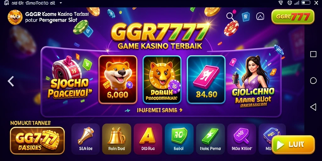 Gameplay menarik GGR7777 dengan tampilan slot yang memukau.