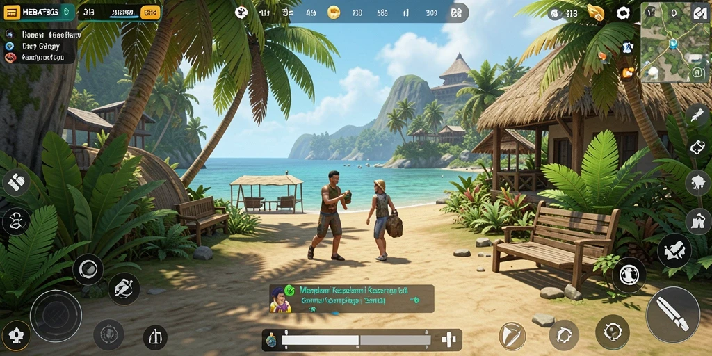 Tangkapan layar menunjukkanGameplay seru dan interaktif dari HEBAT303.