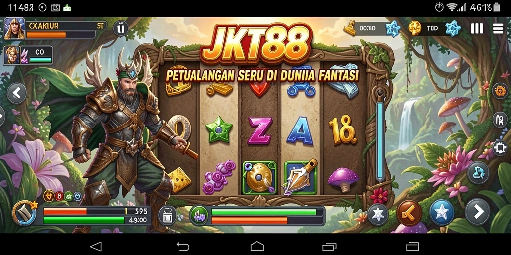 Tampilan gameplay seru dalam JKT88 dengan banyak petualangan.