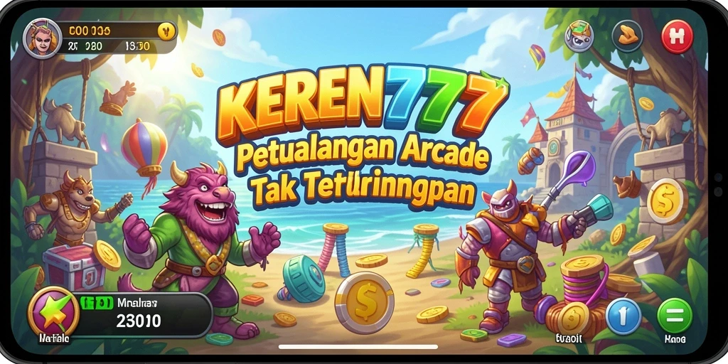 Tampilan menarik dari gameplay KEREN777 yang menantang.