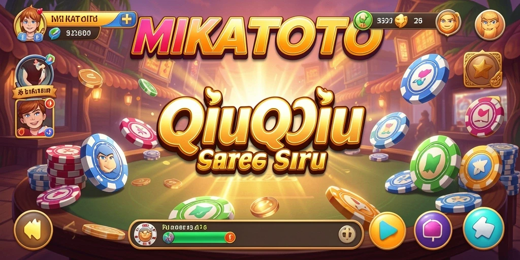 Screenshot gameplay QiuQiu MIKATOTO yang menampilkan keseruan permainan.