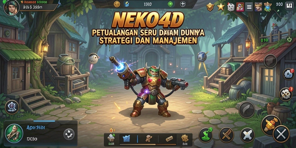 Tampilan menarik dari gameplay NEKO4D yang strategis.
