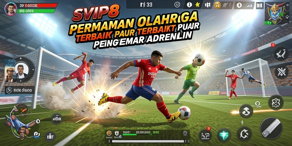 Tampilan grafis menakjubkan dari gameplay SVIP8 yang mendebarkan.
