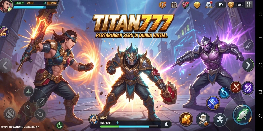 Gameplay seru dan mendebarkan di TITAN777.
