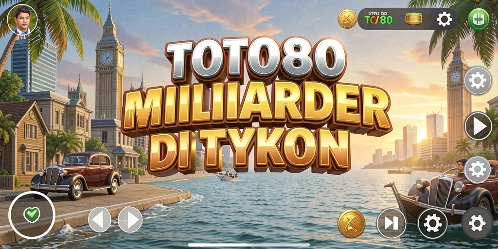 Tampilan seru gameplay Tycoon di TOTO80, nikmati bisnis yang Anda bangun.