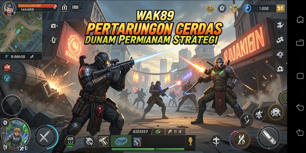 Tangkapan layar gameplay WAK89 menunjukkan aksi strategi yang mendebarkan.