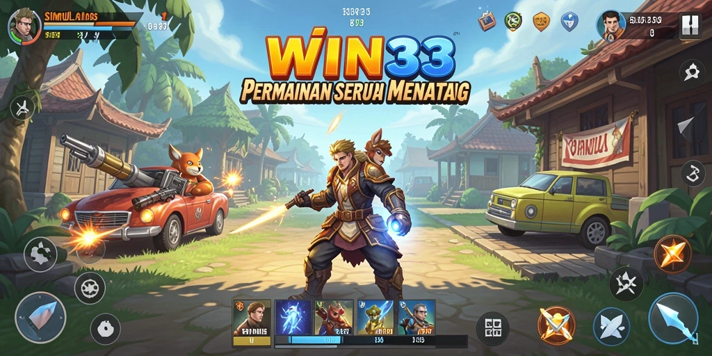 Tampilan gameplay yang menarik dari WIN33 dengan grafik realistis.