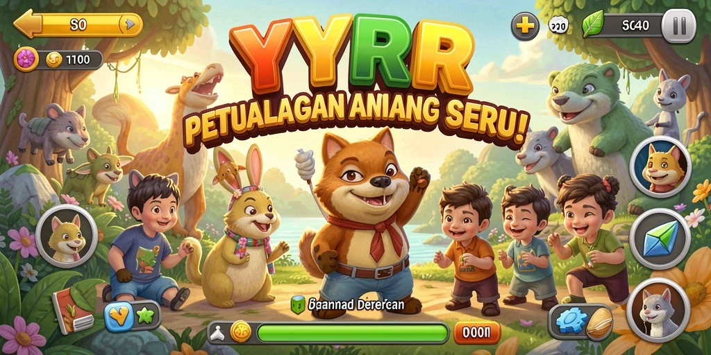 Tangkapan layar YYRR menampilkan pertarungan epik dan karakter-karakter dinamis.