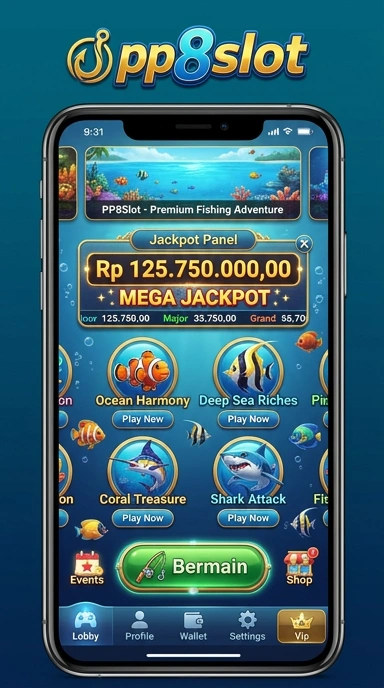 Menampilkan berbagai kategori aplikasi di pp8slot untuk memudahkan pencarian.